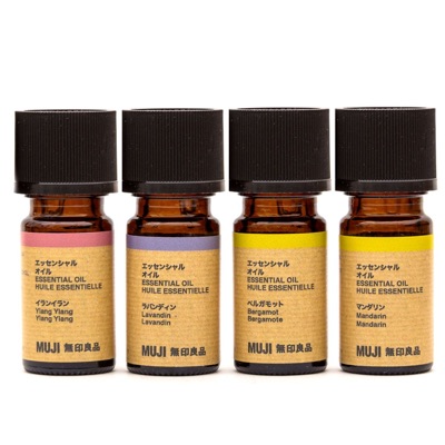Coffret huiles essentielles Relax (4 × 5 ml) — MUJI