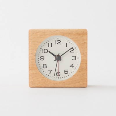 Réveil en hêtre — MUJI