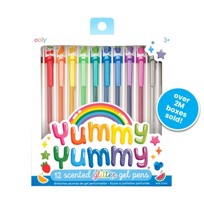Yummy Yummy Scented Glitter Gel Pens (set of 12) — OOLY
