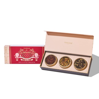 Blush Tea Gift Set (3 teas, tin caddies) — VAHDAM